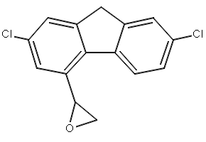 Structure of 27 Dichloro 9H fluoren 4 yloxirane CAS 53221 14 0 - Diethyl 3,4-pyridinedicarboxylate CAS 1678-52-0