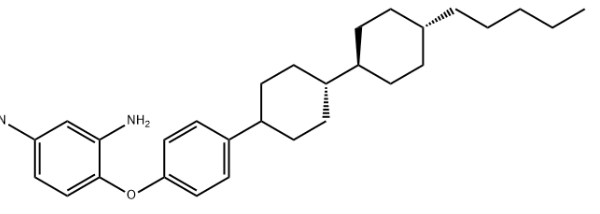4-(4-(4′-pentylbi(cyclohexan)-4-yl)phenoxy)benzene-1,3-diamine CAS 1064657-09-5