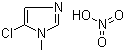Structure of 5-Chloro-1-methyl-1H-imidazole nitrate CAS 4531-53-7