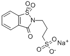 Structure of N-(3-Sulfopropyl)-Saccharin, Sodium Salt CAS 51099-80-0