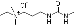 Structure of Polyquaternium 2 CAS 68555 36 2 150x58 - (1R,3R)-9H-PYRIDO[3,4-B]INDOLE-3-CARBOXYLIC ACID, 1,2,3,4-TETRAHYDRO-1-(3,4-METHYLENEDIOXYPH ENYL), METHYL ESTER, HYDROCHLORIDE CAS 171752-68-4