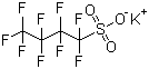 Structure of Potassium nonafluoro 1 butanesulfonate CAS 29420 49 3 - S-4-oxide-8,9,10,11,12,13,14,15-octahydro-4-hydroxy-2,6-diphenyl-Dinaphtho[2,1-d:1',2'-f][1,3,2]dioxaphosphepin CAS 945852-48-2