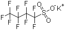 Structure of Potassium nonafluoro 1 butanesulfonate CAS 29420 49 3 - Diphenhydramine hydrochloride CAS 147-24-0