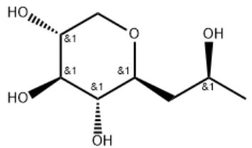 Structure of (S)-Pro-xylane <span class="caps">CAS</span> 868156-46-1 Structure of (S)-Pro-xylane CAS 868156-46-1