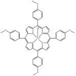 Structure of 5,10,15,20-TETRAKIS(4-METHOXYPHENYL)-21H,23H-PORPHINE IRON(III) CHLORIDE CAS 36995-20-7