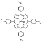 Structure of 5,10,15,20-Tetrakis(4-methoxyphenyl)-21H,23H-porphinemanganese(III)chloride CAS 62769-24-8