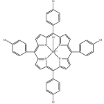 Structure of meso-Tetrakis(4-chlorophenyl)porphyrin-Mn(III)chloride CAS 62613-31-4