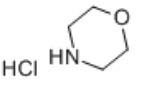 Structure of MORPHOLINIUM CHLORIDE CAS 10024-89-2