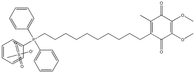 Structure of Mitoquinone mesylate CAS 845959-50-4