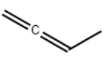 Structure of 1,2-BUTADIENE CAS 590-19-2