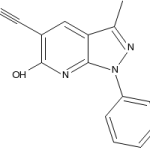 Structure of 3-Methyl-6-oxo-1-phenyl-6,7-dihydro-1H-pyrazolo[3,4-b]pyridine-5-carbonitrile CAS 52217-38-6