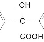 Structure of Benzilic acid CAS 76-93-7