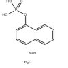 1-NAPHTHYL PHOSPHATE MONOSODIUM SALT MONOHYDRATE CAS 81012-89-7