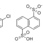 Structure of 2,4-Dichlorobenzenediazonium 1,5-naphthalenedisulfonate hydrate CAS 123333-91-5