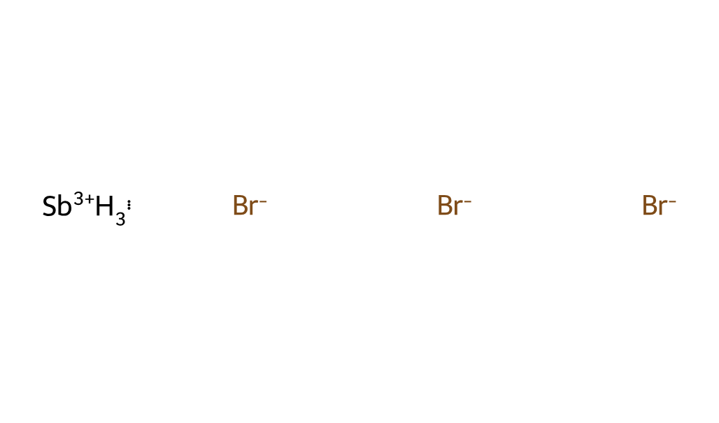 Structure of Antimony Bromide (SbBr3) CAS 7789-61-9
