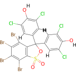 Structure of Tetrachlorophenol tetrabromosulphthalide CAS 61053-97-2