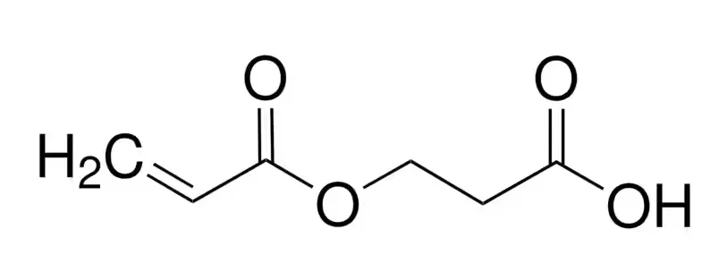 Structure of 2-Carboxyethyl acrylate CAS 24615-84-7