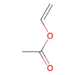 Structure of Vinyl acetate CAS 108-05-4