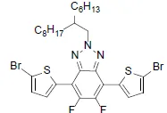 4,7-bis(5-bromothiophen-2-yl)-5,6-difluoro-2-(2-hexyldecyl)-2H-benzo[d][1,2,3]triazole CAS 1887135-96-7