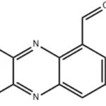 Structure of 5-Quinoxalinecarboxaldehyde, 7-bromo-2,3-dimethoxy- CAS 187479-66-9