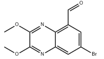 5-Quinoxalinecarboxaldehyde, 7-bromo-2,3-dimethoxy- CAS 187479-66-9