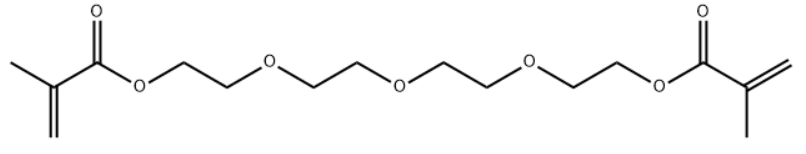 Structure of Tetraethylene glycol dimethacrylate CAS 109-17-1