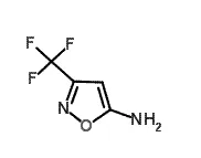 Structure of 3-(Trifluoromethyl)-1,2-Oxazol-5-Amine CAS 108655-63-6