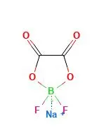 Structure of Sodium difluoro(oxalato)borate CAS 2102517-30-4
