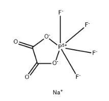 Structure of Sodium tetrafluoroxalate phosphate <span class="caps">CAS</span> 1085277-61-7 Structure of Sodium tetrafluoroxalate phosphate CAS 1085277-61-7