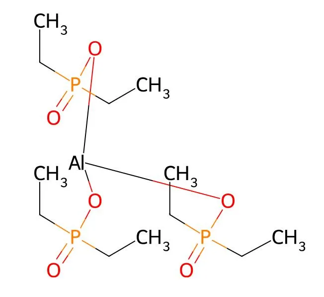 Structure of Aluminum diethylphosphinate <span class="caps">CAS</span> 225789-38-8 Structure of Aluminum diethylphosphinate CAS 225789-38-8