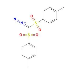 Structure of BIS(P-TOLUENESULFONYL)DIAZOMETHANE CAS 14159-45-6