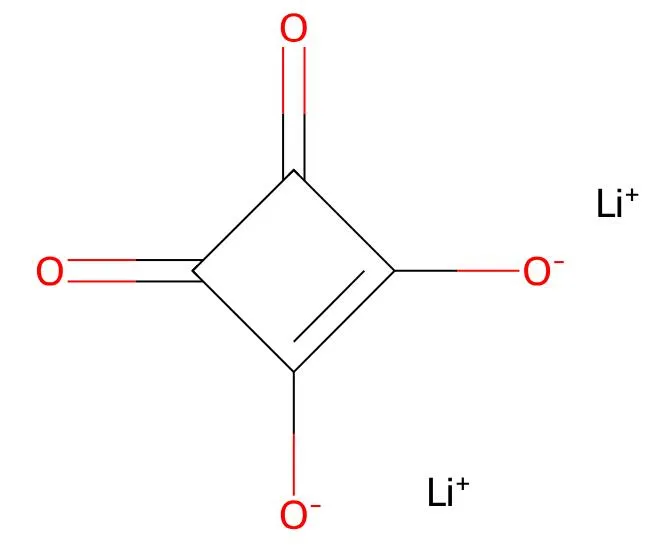 Structure of Lithium Squarate CAS 104332-28-7
